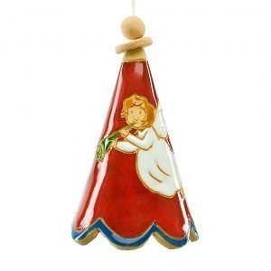 The Irish Music Red ceramic bell gift set 4